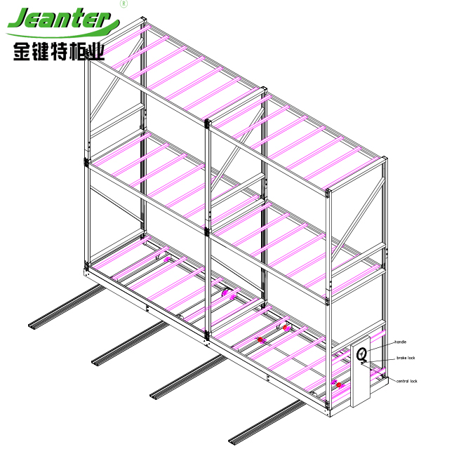 W4ft & L8ft Vertical Grow Rack