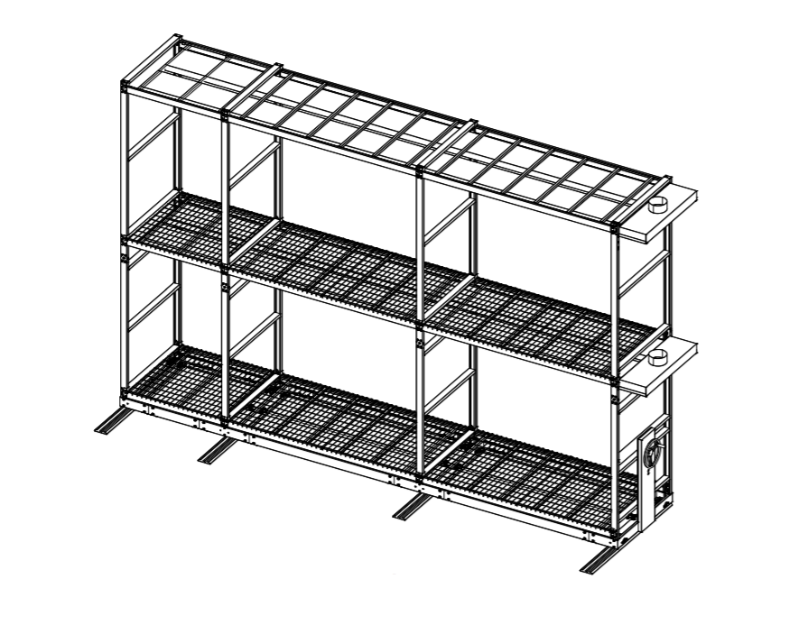 Mobile Carriages with Ventilation Pipe